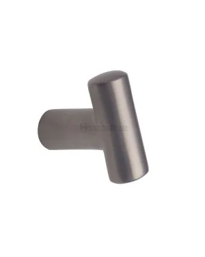 Heritage Brass Cabinet Knob T Shaped 35mm Satin Nickel finish