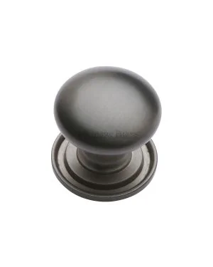 Heritage Brass Cabinet Knob Round Design 32mm Matt Bronze finish
