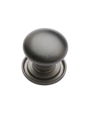 Heritage Brass Cabinet Knob Round Design 48mm Matt Bronze finish