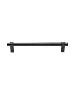 Heritage Brass Cabinet Pull Industrial Design 160mm CTC Matt Bronze Finish