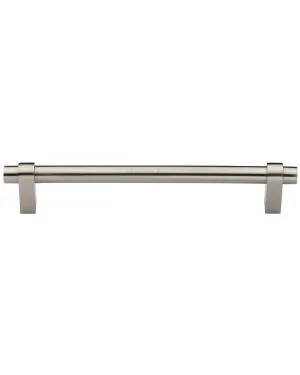 Heritage Brass Cabinet Pull Industrial Design 256mm CTC Satin Nickel Finish