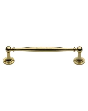 Heritage Brass Cabinet Pull Colonial Design 152mm CTC Polished Brass Finish
