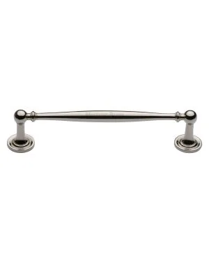 Heritage Brass Cabinet Pull Colonial Design 152mm CTC Polished Nickel Finish
