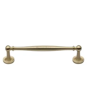 Heritage Brass Cabinet Pull Colonial Design 152mm CTC Satin Brass Finish