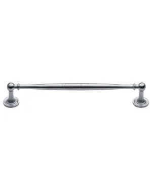 Heritage Brass Cabinet Pull Colonial Design 203mm CTC Satin Chrome Finish