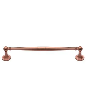 Heritage Brass Cabinet Pull Colonial Design 203mm CTC Satin Rose Gold Finish