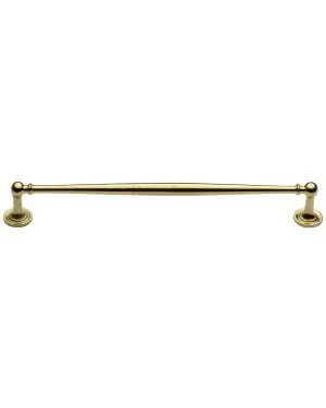 Heritage Brass Cabinet Pull Colonial Design 254mm CTC Polished Brass Finish