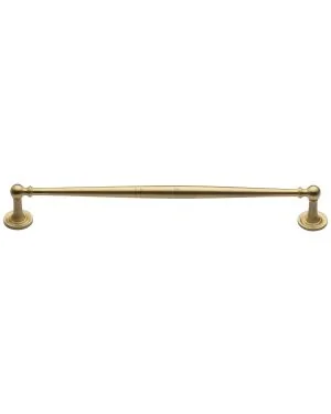 Heritage Brass Cabinet Pull Colonial Design 254mm CTC Satin Brass Finish