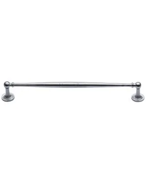 Heritage Brass Cabinet Pull Colonial Design 254mm CTC Satin Chrome Finish