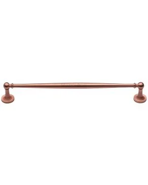 Heritage Brass Cabinet Pull Colonial Design 254mm CTC Satin Rose Gold Finish