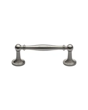 Heritage Brass Cabinet Pull Colonial Design 96mm CTC Satin Nickel Finish