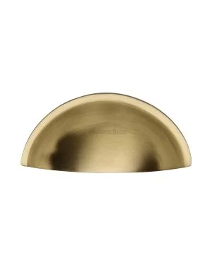 Heritage Brass Drawer Pull 57mm CTC Satin Brass Finish