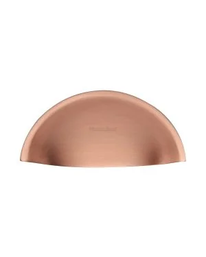 Heritage Brass Drawer Pull 57mm CTC Satin Rose Gold Finish