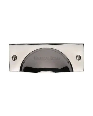 Heritage Brass Drawer Pull Polished Nickel finish