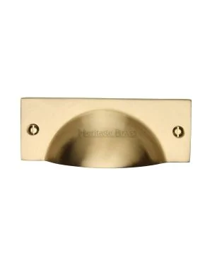 Heritage Brass Drawer Pull Satin Brass finish