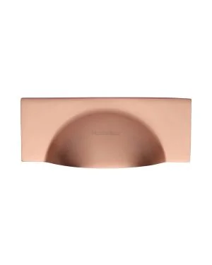 Heritage Brass Drawer Pull 57mm CTC Satin Rose Gold Finish