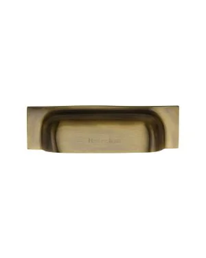 Heritage Brass Drawer Pull 96mm CTC Antique Finish