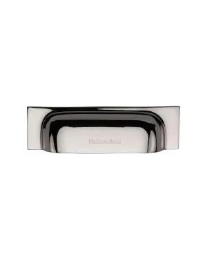 Heritage Brass Drawer Pull 96mm CTC Polished Nickel Finish