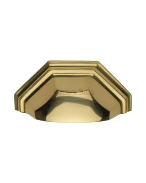 Heritage Brass Drawer Pull 89mm CTC Polished Brass Finish