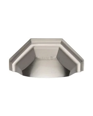 Heritage Brass Drawer Pull 89mm CTC Satin Nickel Finish