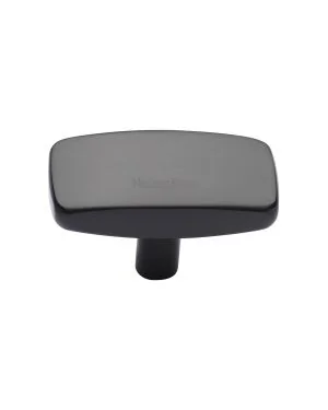 Heritage Brass Cabinet Knob Rectangular Design 41mm Matt Bronze finish