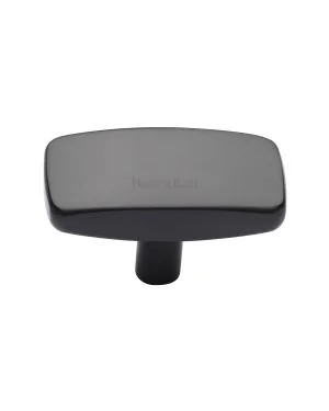 Heritage Brass Cabinet Knob Rectangular Design 47mm Matt Bronze finish