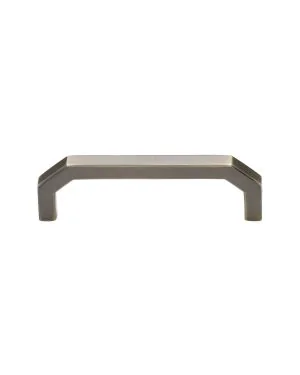 Heritage Brass Cabinet Pull Hex Angular Design 101mm CTC Antique Brass Finish