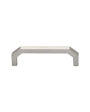 Heritage Brass Cabinet Pull Hex Angular Design 101mm CTC Satin Nickel Finish