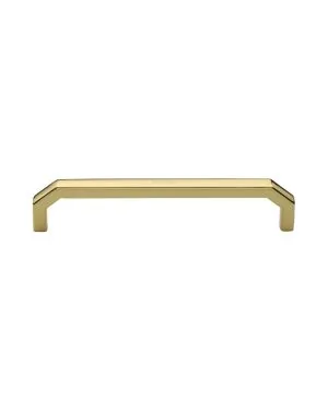 Heritage Brass Cabinet Pull Hex Angular Design 152mm CTC Polished Brass Finish