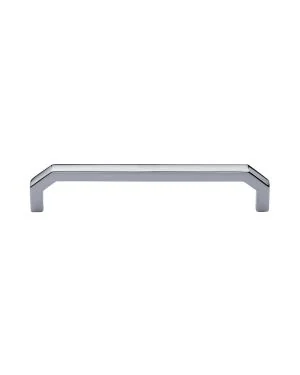 Heritage Brass Cabinet Pull Hex Angular Design 152mm CTC Polished Chrome Finish