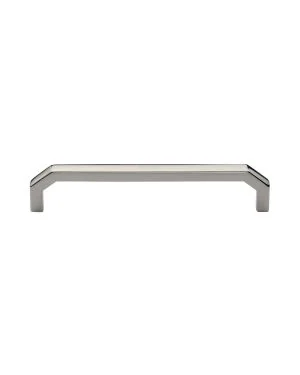Heritage Brass Cabinet Pull Hex Angular Design 152mm CTC Polished Nickel Finish