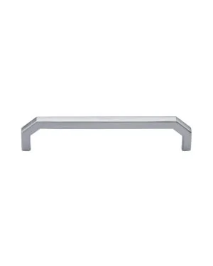 Heritage Brass Cabinet Pull Hex Angular Design 152mm CTC Satin Chrome Finish