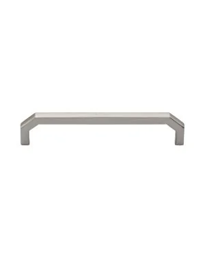 Heritage Brass Cabinet Pull Hex Angular Design 152mm CTC Satin Nickel Finish