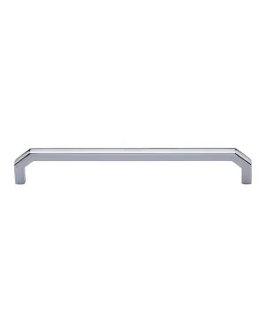 Heritage Brass Cabinet Pull Hex Angular Design 203mm CTC Polished Chrome Finish