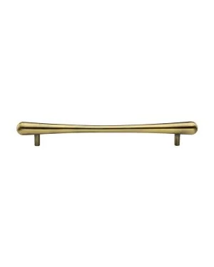 Heritage Brass Cabinet Pull T-Bar Raindrop Design 192mm CTC Antique Brass Finish