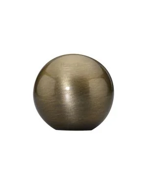Heritage Brass Cabinet Knob Globe Design 25mm Antique Brass finish