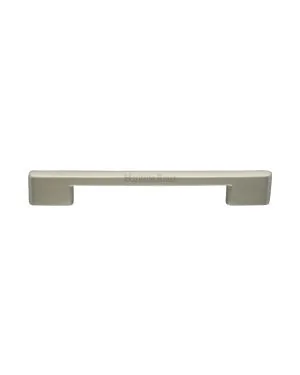 Heritage Brass Cabinet Pull Slim Metro Design 160mm CTC Satin Nickel finish