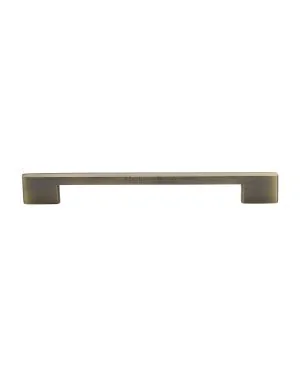 Heritage Brass Cabinet Pull Slim Metro Design 192mm CTC Antique Brass finish