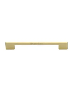 Heritage Brass Cabinet Pull Slim Metro Design 192mm CTC Polished Brass finish