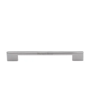 Heritage Brass Cabinet Pull Slim Metro Design 192mm CTC Polished Nickel finish