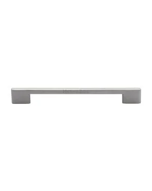 Heritage Brass Cabinet Pull Slim Metro Design 192mm CTC Satin Nickel finish