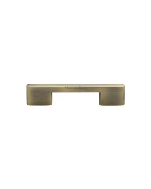 Heritage Brass Cabinet Pull Slim Metro Design 96mm CTC Antique Brass finish
