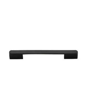 Heritage Brass Cabinet Pull Bridge Design 128&160mm CTC Matt Black Finish