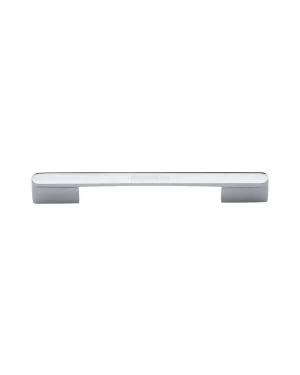 Heritage Brass Cabinet Pull Bridge Design 128&160mm CTC Polished Chrome Finish