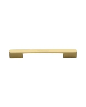 Heritage Brass Cabinet Pull Bridge Design 128&160mm CTC Satin Brass Finish