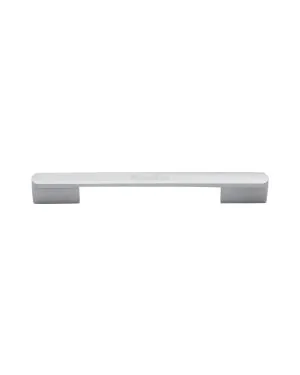 Heritage Brass Cabinet Pull Bridge Design 128&160mm CTC Satin Chrome Finish