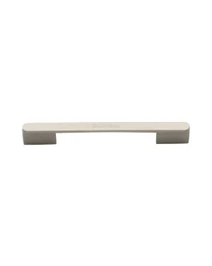 Heritage Brass Cabinet Pull Bridge Design 128&160mm CTC Satin Nickel Finish
