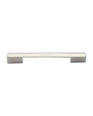 Heritage Brass Cabinet Pull Bridge Design 192&224mm CTC Polished Nickel Finish