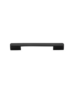 Heritage Brass Cabinet Pull Bridge Design 96mm CTC Matt Black Finish