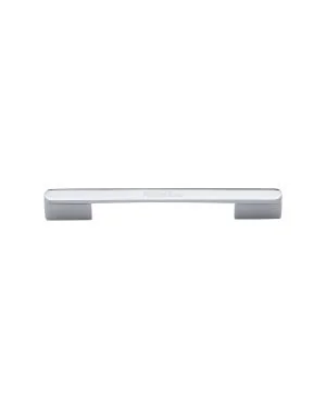 Heritage Brass Cabinet Pull Bridge Design 96mm CTC Polished Chrome Finish